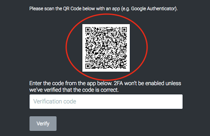 Image showing what a QR code looks like