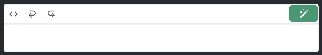 AI button on Text Content field