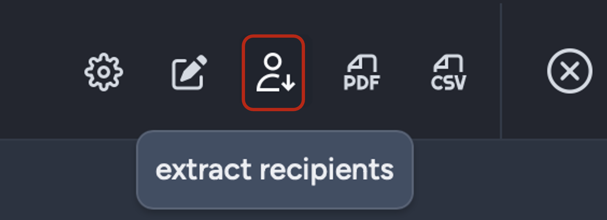Extract Recipients
