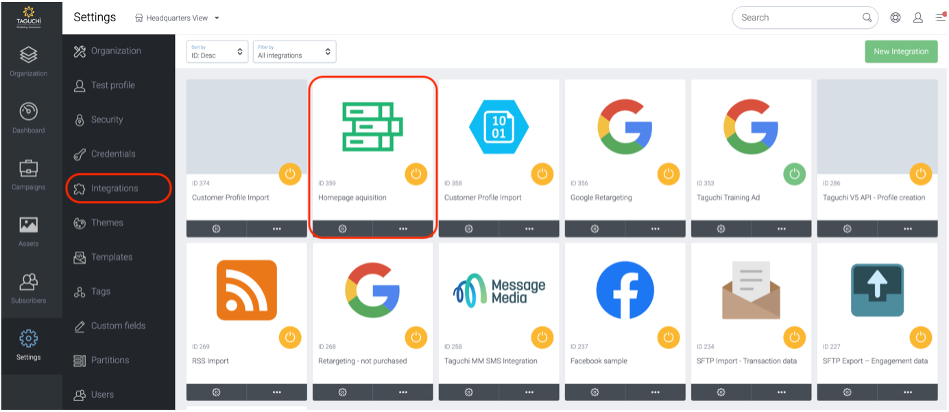 Formstack Integration Formstack Integration - Taguchi Support