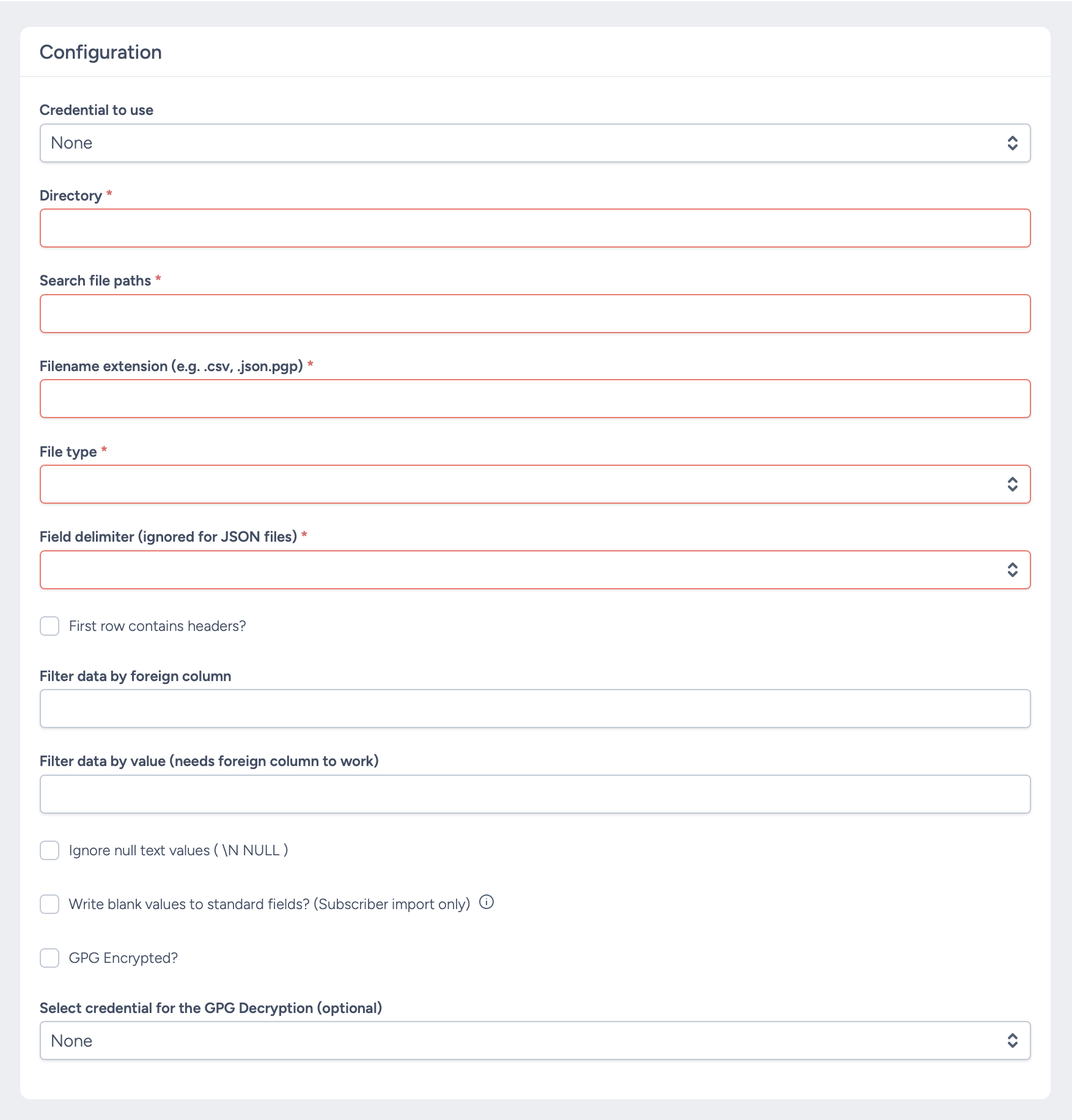 Create New List