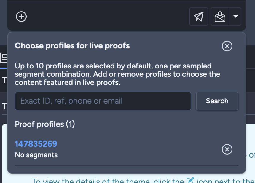 Send a proof