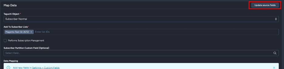 Snowflake Field metadata