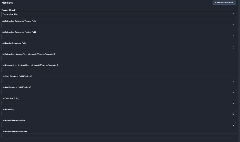Snowflake Field metadata