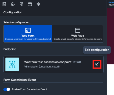Webfrom_configuration