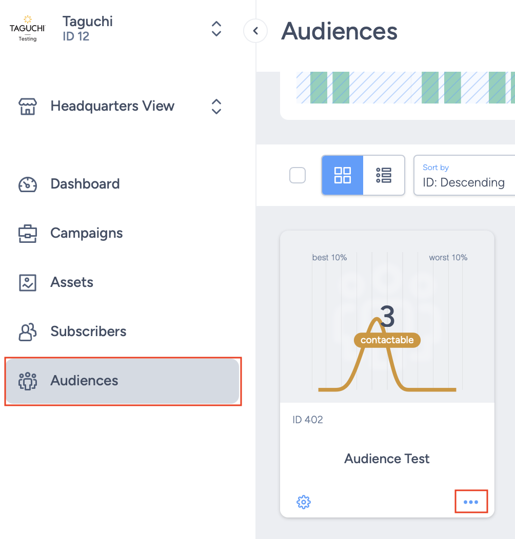 add partition to audience