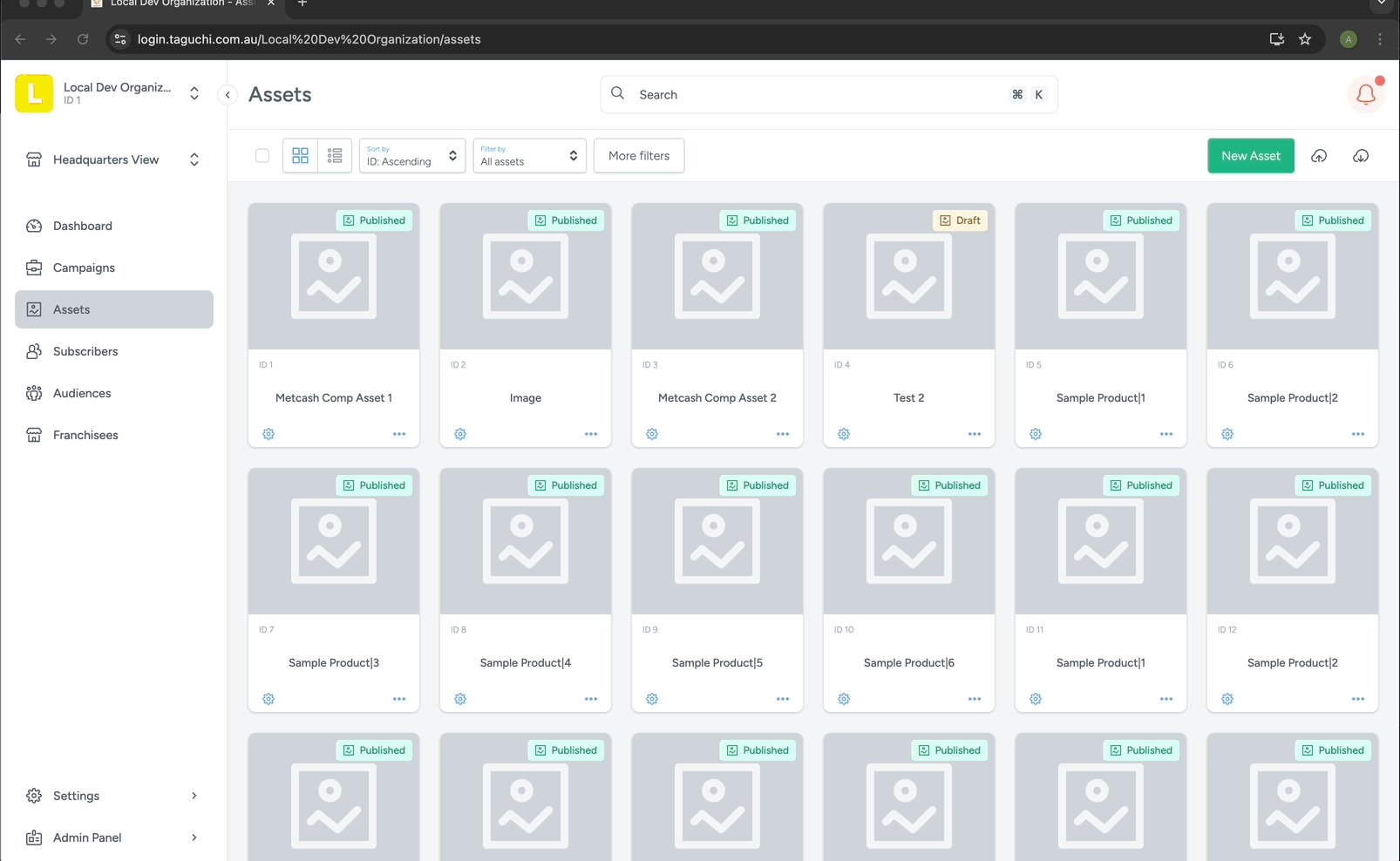 AssetSetupBulkDownload