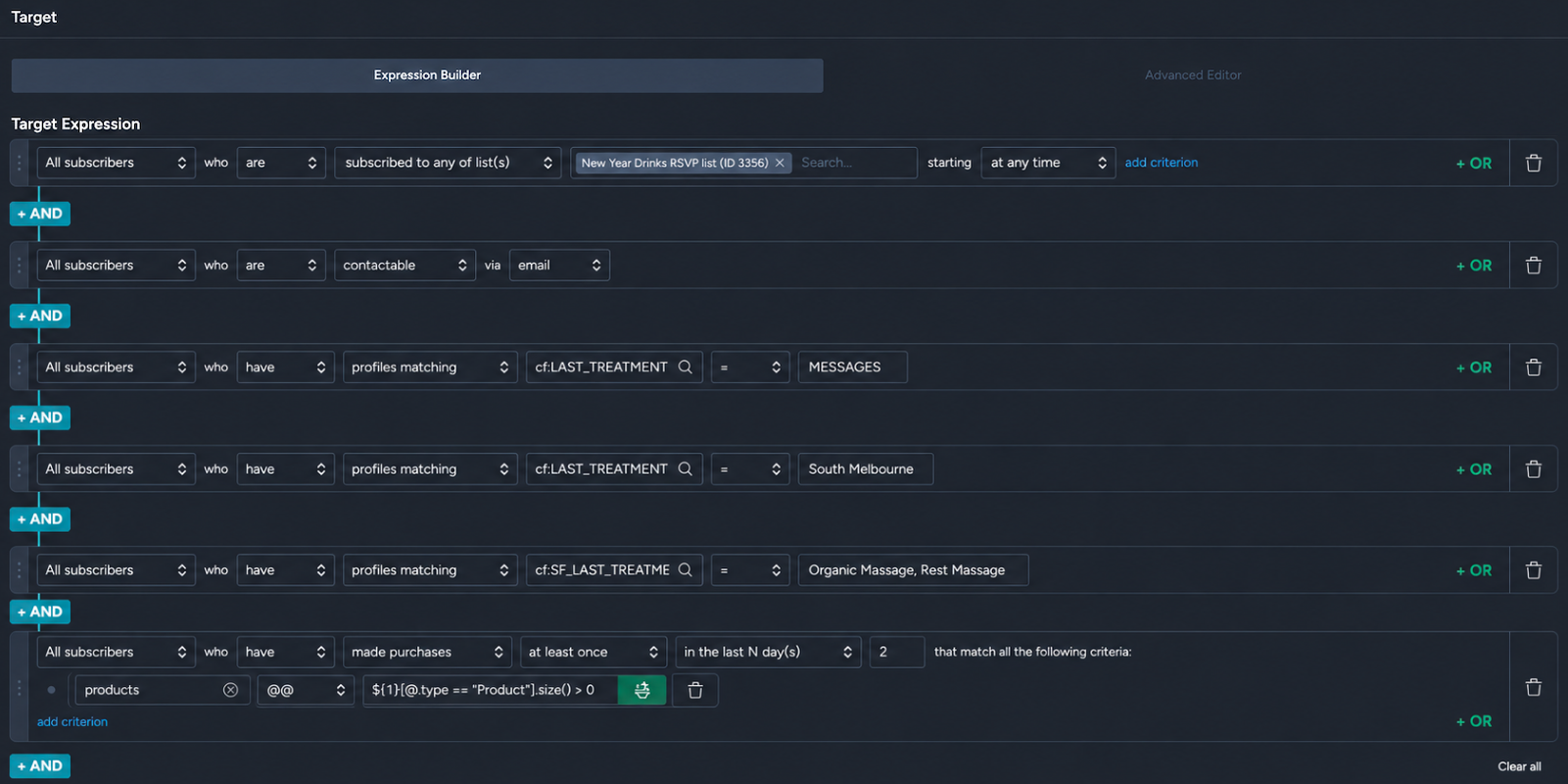 Example 2(expression builder)