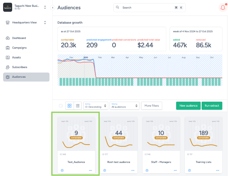 audience lock cancelled