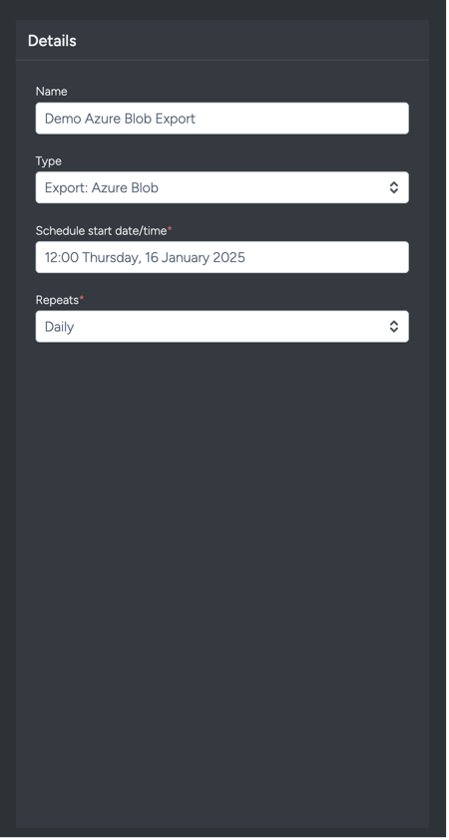Azure Blob details