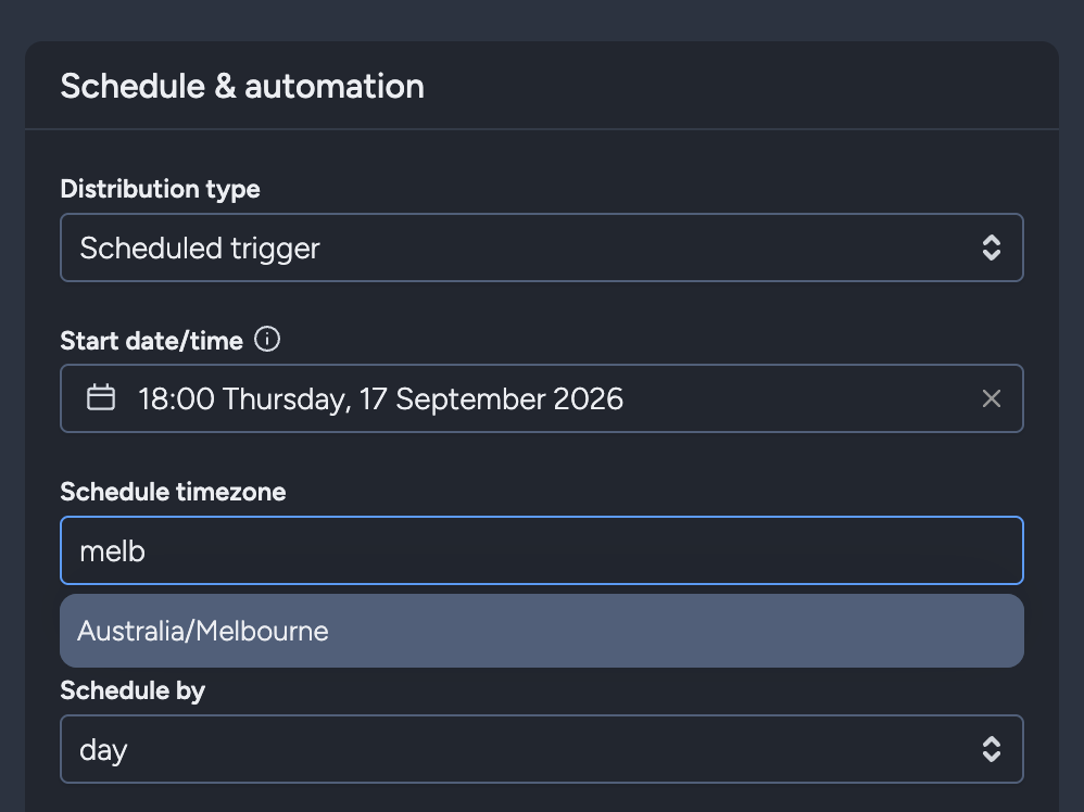 Setup Timezone