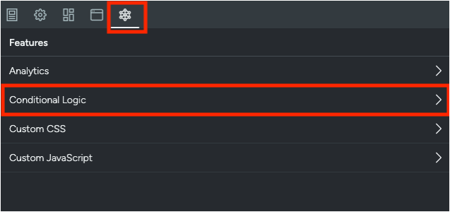 Enable Conditional Logic