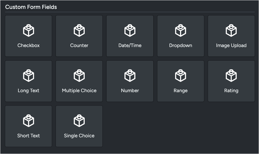 Custom Form Fields