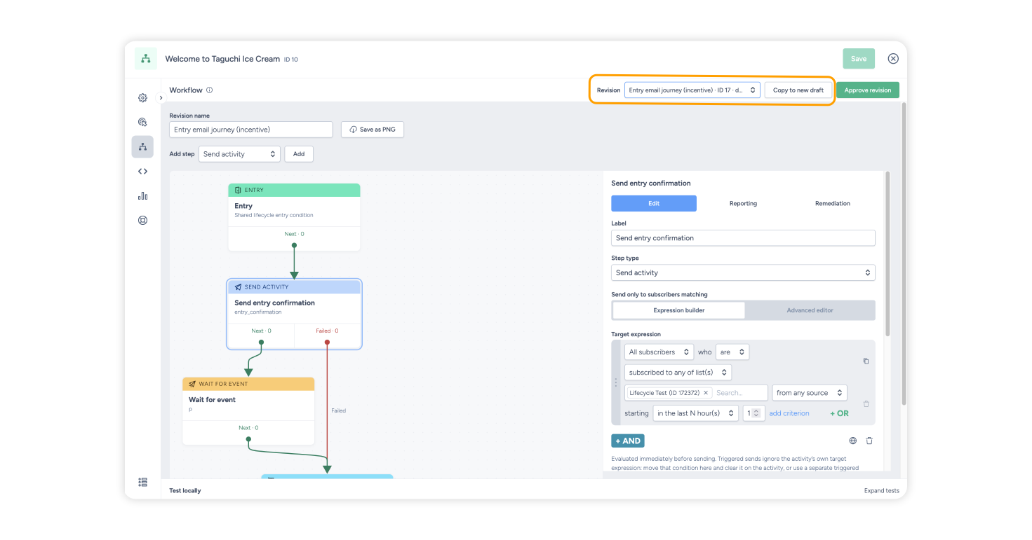 Lifecycle revision approval and deployment controls