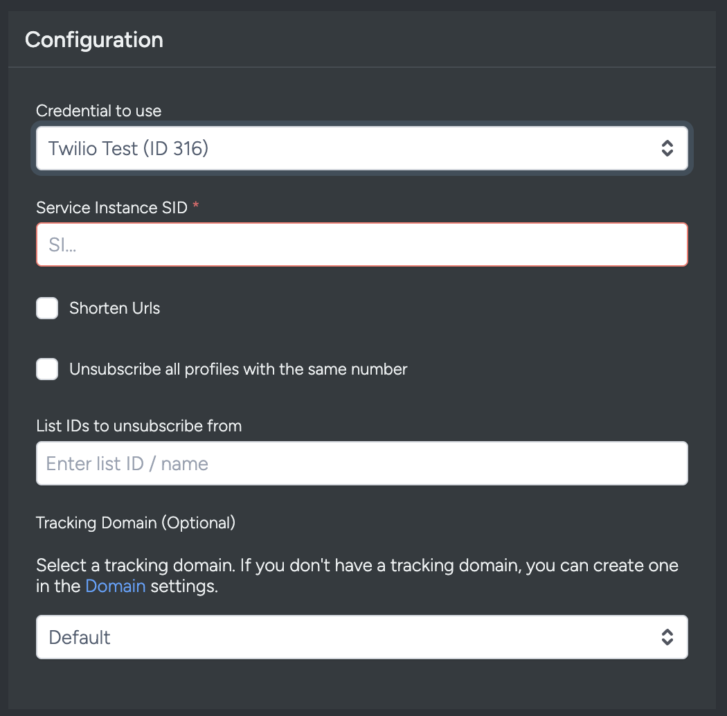 Twilio Notify Integration Setup