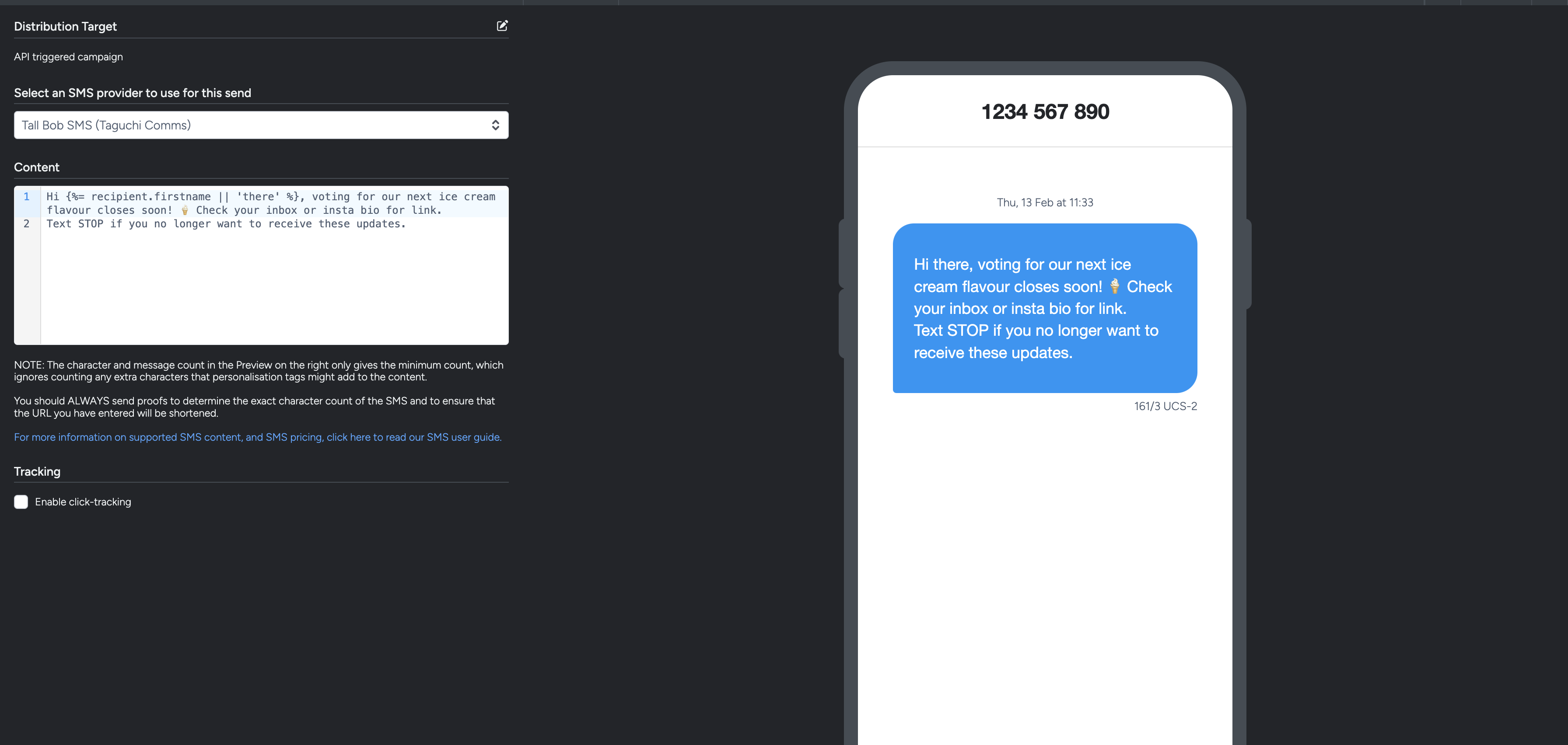 Activity SMS