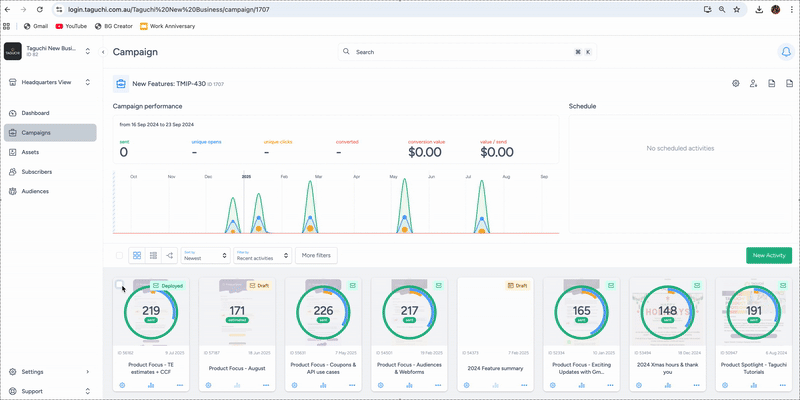 Multi-Activity Reporting