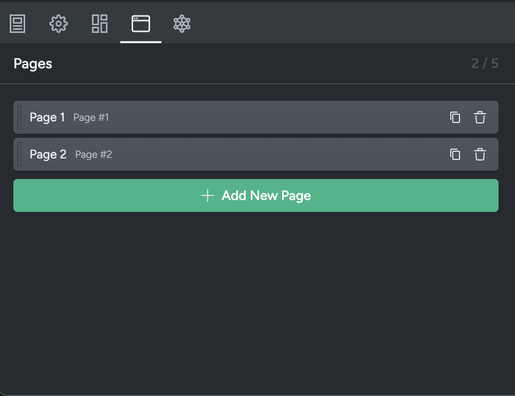 Pages