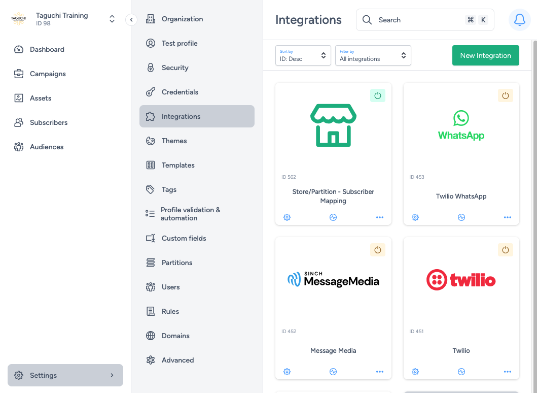 Integrations