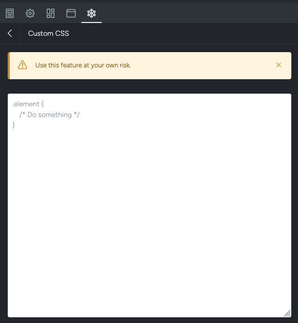 custom css