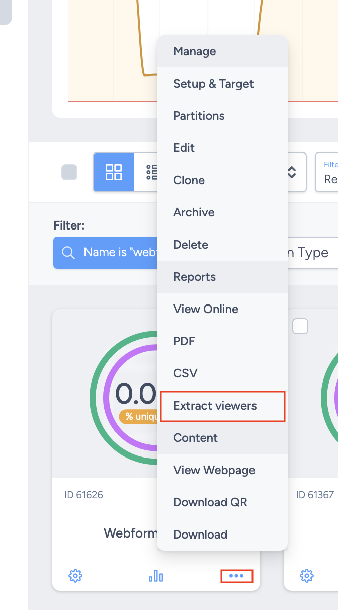 Extract from activity