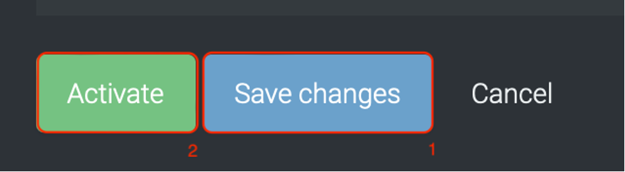 Save Changes