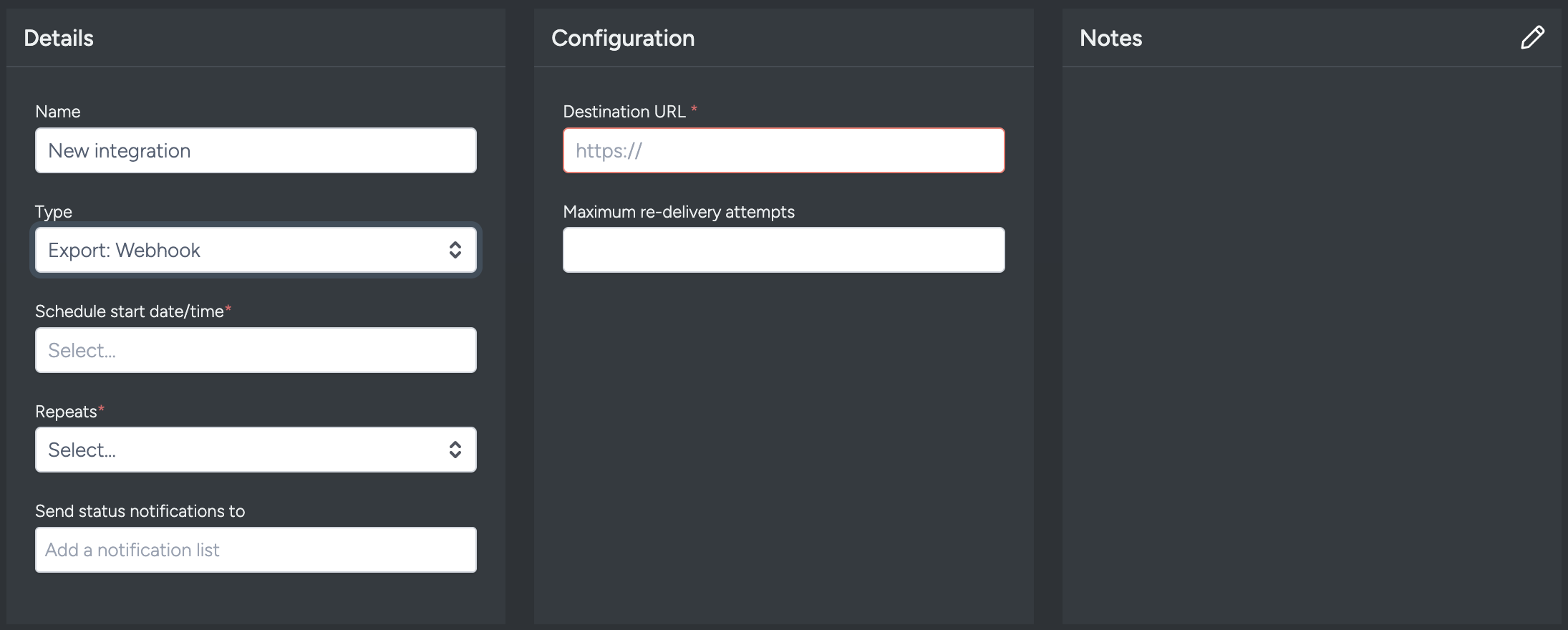 new integration